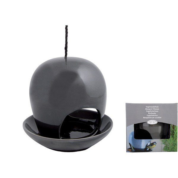 Pilka keraminė maitinimo priemonė Esschert Design, ⌀ 18 cm-image-1