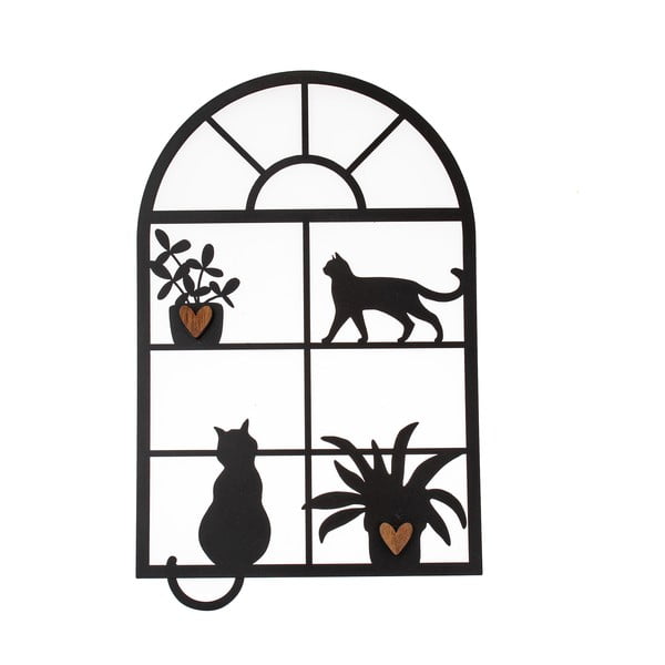 Iš metalo didelio formato sieninė dekoracija 30x48 cm – Dakls