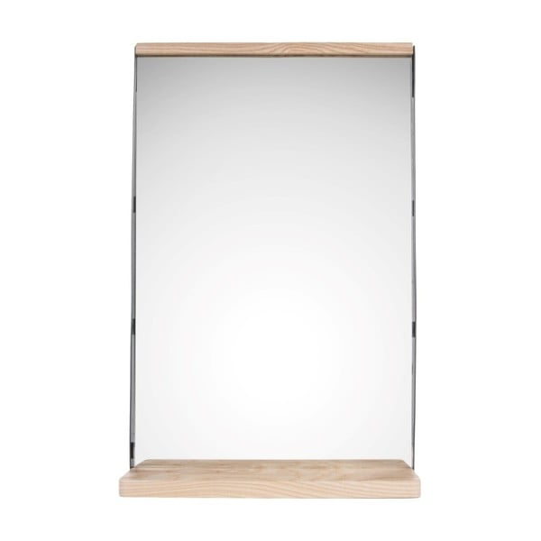 Stalo veidrodis su mediniu rėmu PT LIVING Simplicity