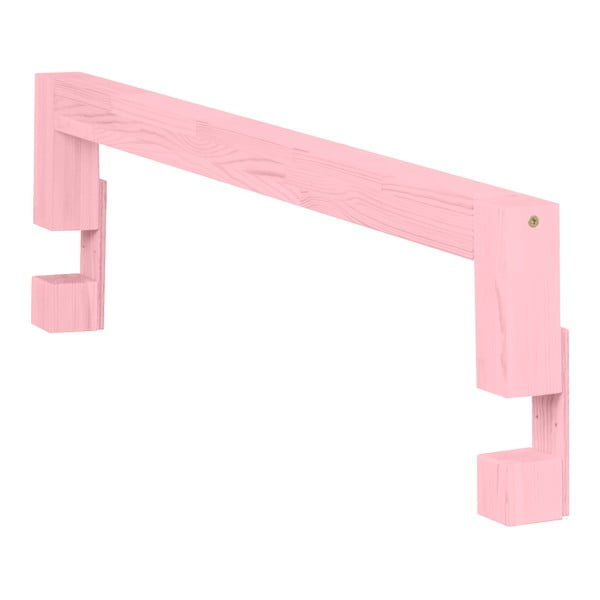 Rožinės eglės medienos lentynėlė "Benlemi" saugos lovai, 90 cm ilgio