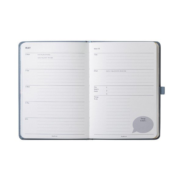 Planuoklis Busy B Goals Diary Periwinkle-image-3