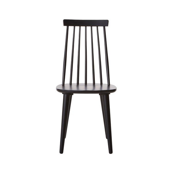 Juodos spalvos iš kaučiukmedžio masyvo baro taburėtės 2 vnt. (sėdynės aukštis 45 cm) Jolina – Ellos Home-image-4