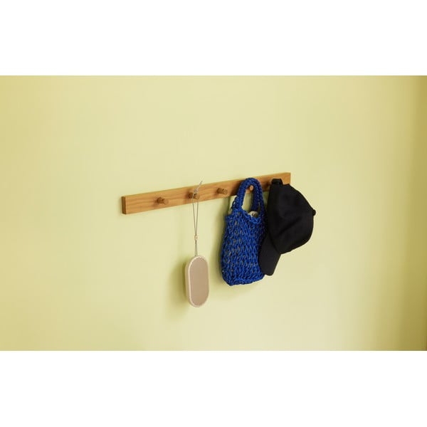 Sieninė lentyna natūralios spalvos iš ąžuolo 60 cm Cosplay – Hübsch-image-2