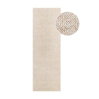 Skalbiamas kilimas kreminės spalvos 80x240 cm Rocco Cream – Elle Decoration