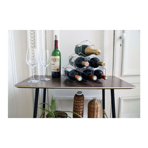 Pilka metalinė lentyna vynui Compactor-image-3