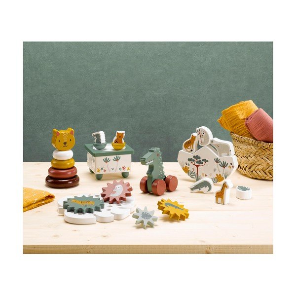 Medinis žaislas Sweet Savane – Bébé Douceur-image-1