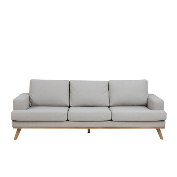 Šviesiai pilka sofa Actona Norwich, 231 cm