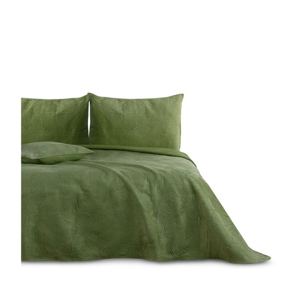 Žalias užvalkalas dvigulei lovai 200x220 cm Palsha - AmeliaHome