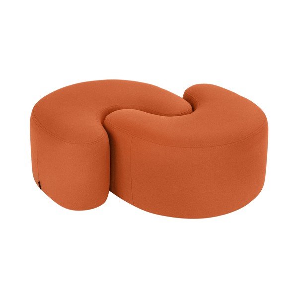 Terakotos spalvos pufas iš vilnos Ü – noo.ma-image-3