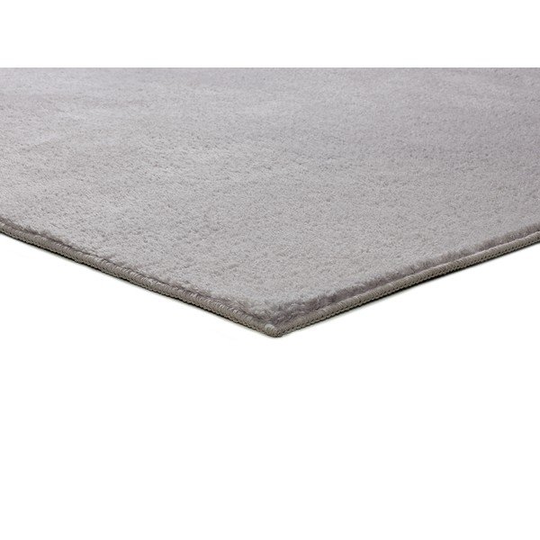Kilimas iš mikropluošto pilkos spalvos 80x150 cm Coraline Liso – Universal-image-3