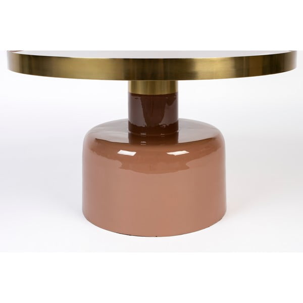 Iš metalo apvalios formos šoninis stalas ø 60 cm Glam – Zuiver