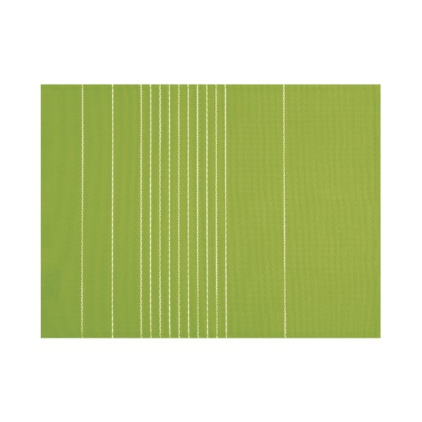 Žalias Tiseco Home Studio Stripe kilimėlis, 45 x 33 cm