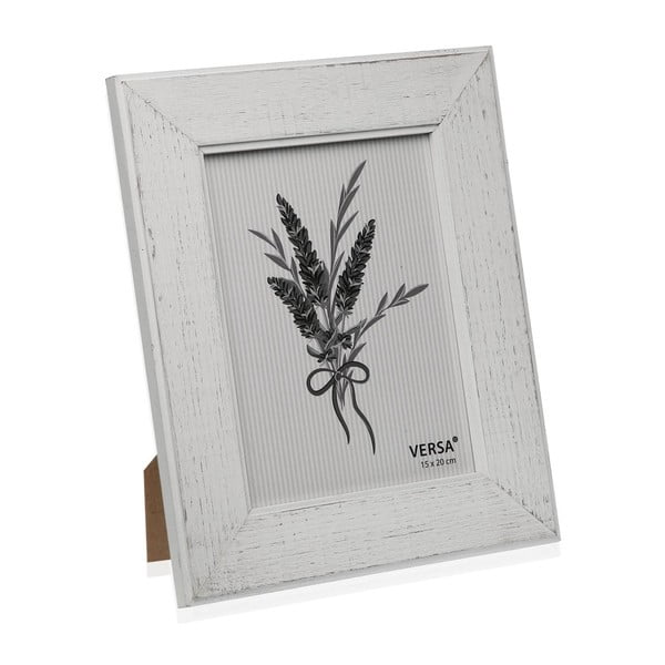 Medinis nuotraukų rėmelis Versa Madera Blanco, 15 x 20 cm