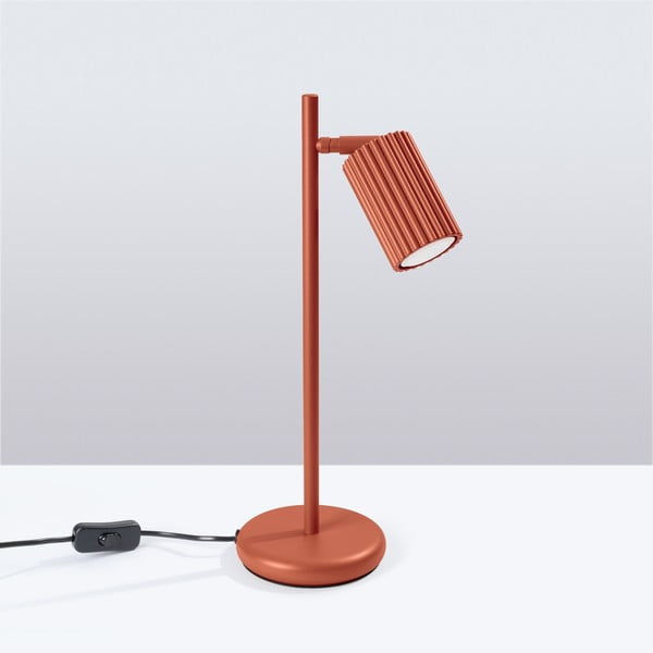 Stalinis šviestuvas raudonos plytų spalvos (aukštis 43 cm) Gleam – Sollux-image-3