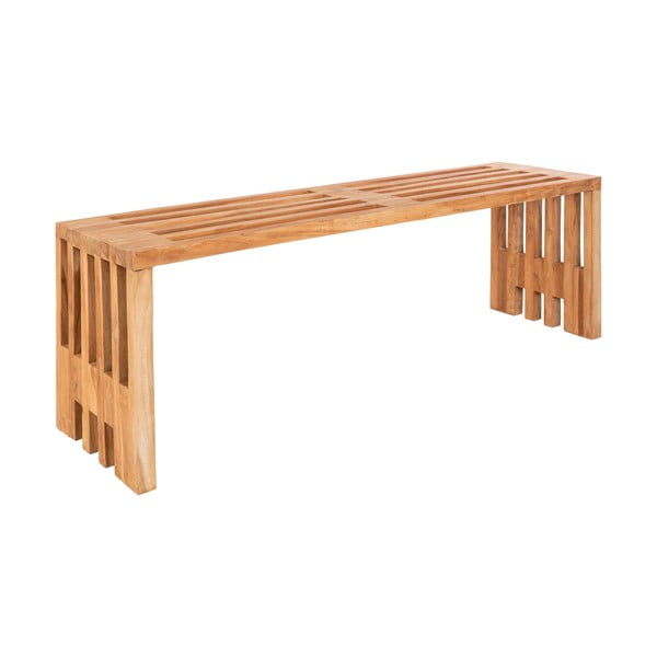 Sodo suoliukas pagamintas iš tikmedžio medienos House Nordic Benidorm, 140 x 35 cm-image-2