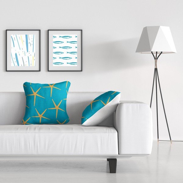 Mėlyna dekoratyvinė pagalvė Kate Louise Starfish, 43 x 43 cm-image-1