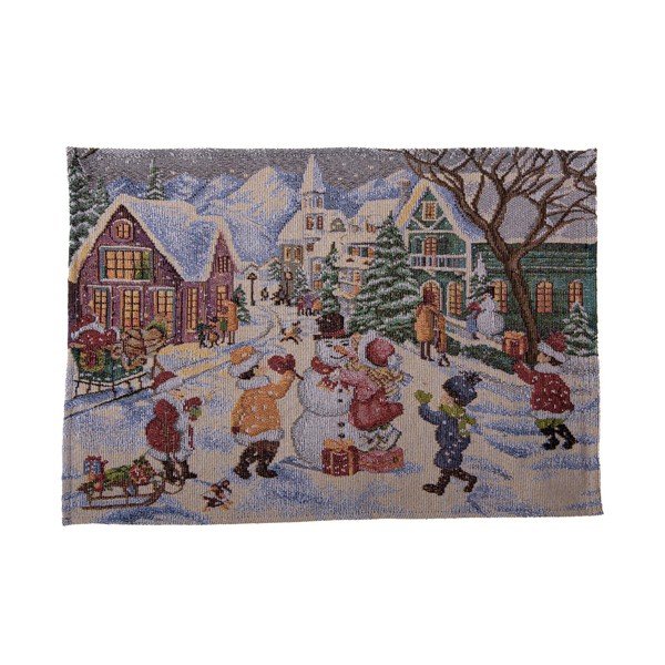 Iš tekstilės padėkliukas su Kalėdų motyvu 33x48 cm – Dakls