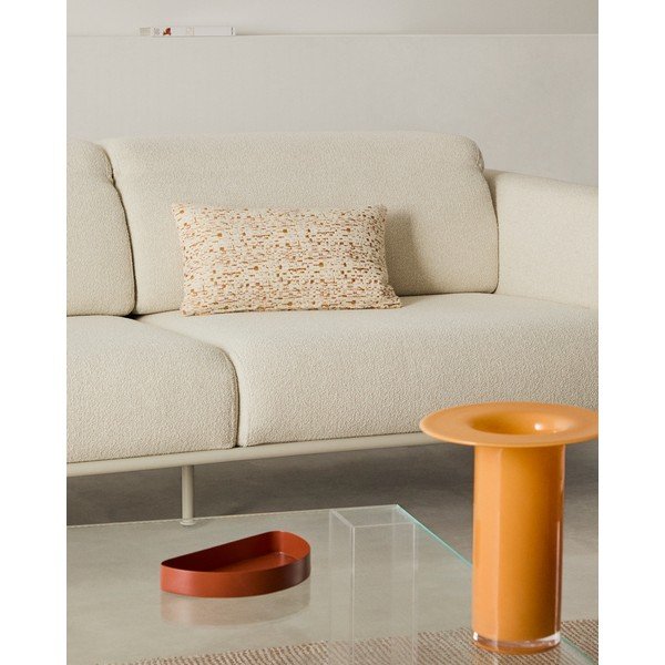 Iš lino mišinio dekoratyvinis pagalvės užvalkalas 30x50 cm Manma – Kave Home-image-3