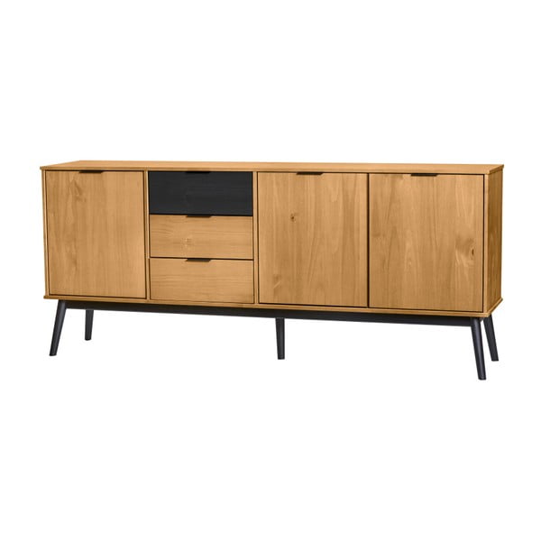 Rudos pušies medienos bufetas "Marckeric Estela", plotis 171 cm-image-1