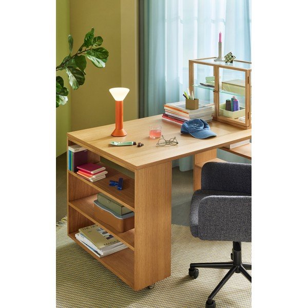 Rašomasis stalas iš ąžuolo 80x140 cm Utility – Hübsch-image-1