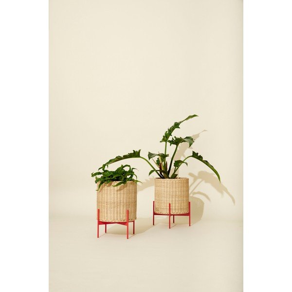 Iš rotango vazonas ø 30 cm Splint – Hübsch-image-1