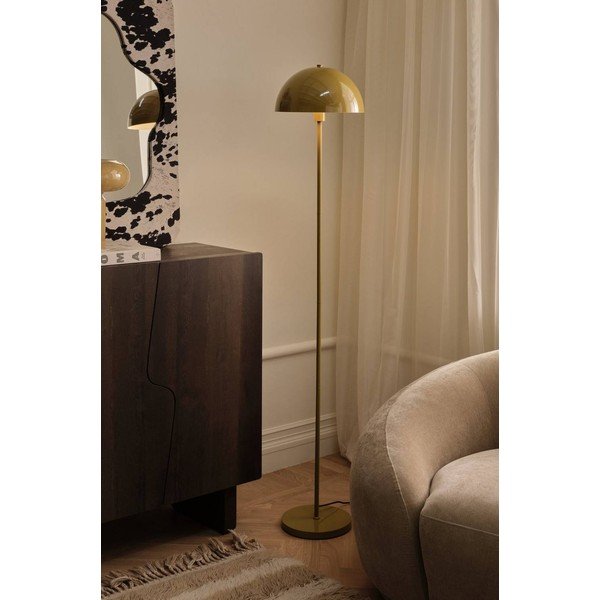 Khaki spalvos iš metalo pastatomas šviestuvas (aukštis 160 cm) Morris – Ellos Home-image-1