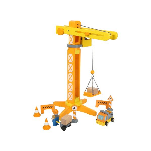 Legler Construction Vaikų medinis statybinis kranas-image-3