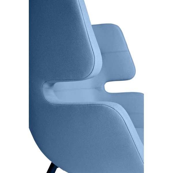 Šviesiai mėlynas fotelis Softline Moai-image-3