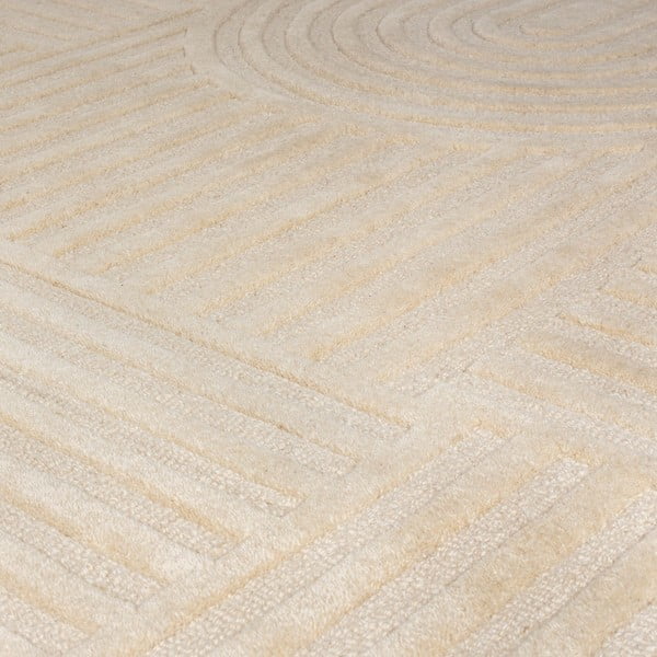 Smėlio spalvos vilnonis kilimas Flair Rugs Zen Garden, 160 x 230 cm-image-4