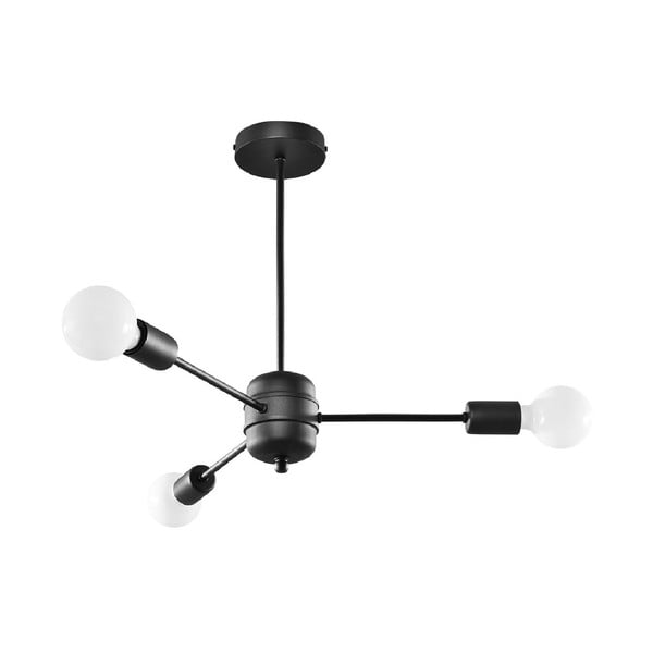 Juodas pakabinamas šviestuvas 61x61 cm Benedett - Nice Lamps