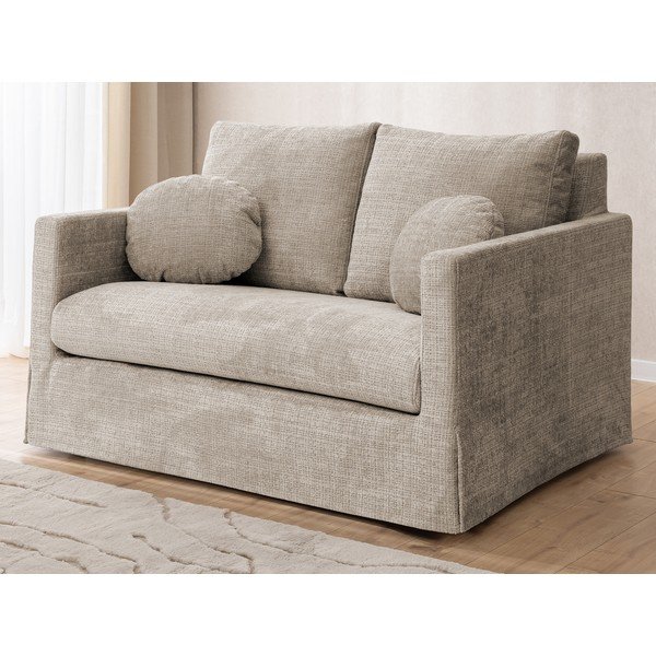 Smėlio spalvos sofa 140 cm Paphos – Ropez-image-2