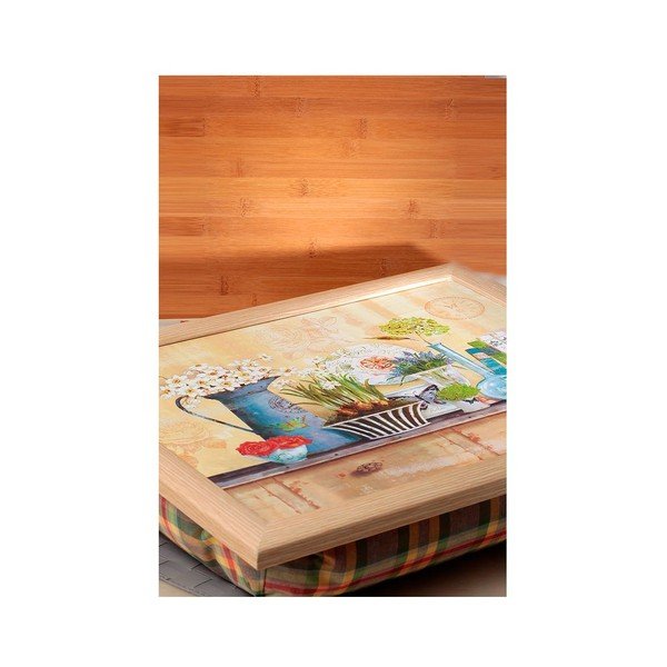 Padėklas su minkšta pagalvėle, rudas-image-2