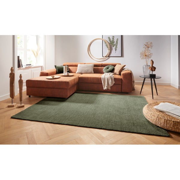 Tamsiai žalias kilimas Mint Rugs Supersoft, 80 x 150 cm-image-1
