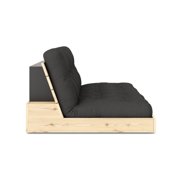 Sulankstoma sofa tamsiai pilkos spalvos 196 cm Base – Karup Design-image-3