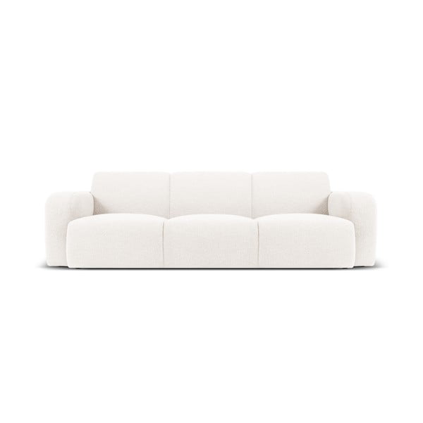 Sofa baltos spalvos iš boucle 235 cm Molino – Micadoni Home