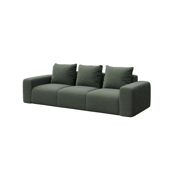 Sofa žalios spalvos iš boucle 287 cm Feiro – MESONICA-image-2