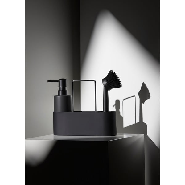 Juodos spalvos iš plastiko/iš silikono stovas skalbimo reikmenims Singles – Zone-image-2