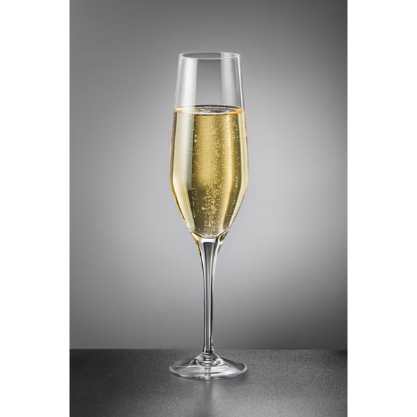 2 šampano taurių rinkinys Crystalex Amoroso, 200 ml