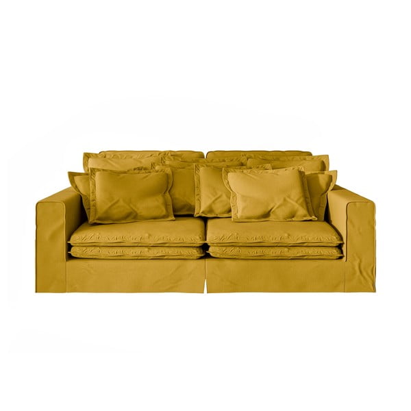Geltonos spalvos sofa 236 cm Nora – Ropez