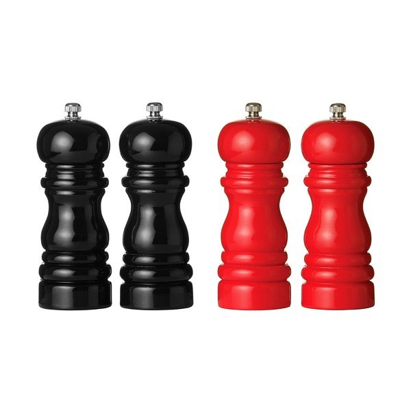 2 medinių raudonų pipirų ir druskos malūnėlių rinkinys Premier Housewares-image-1