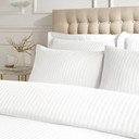Iš damasko pagalvės užvalkalai 2 vnt. 50x75 cm Satin Stripe – Catherine Lansfield