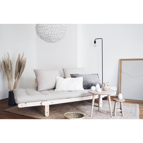 Išlankstoma sofa Karup Design Beat White/Yellow-image-1