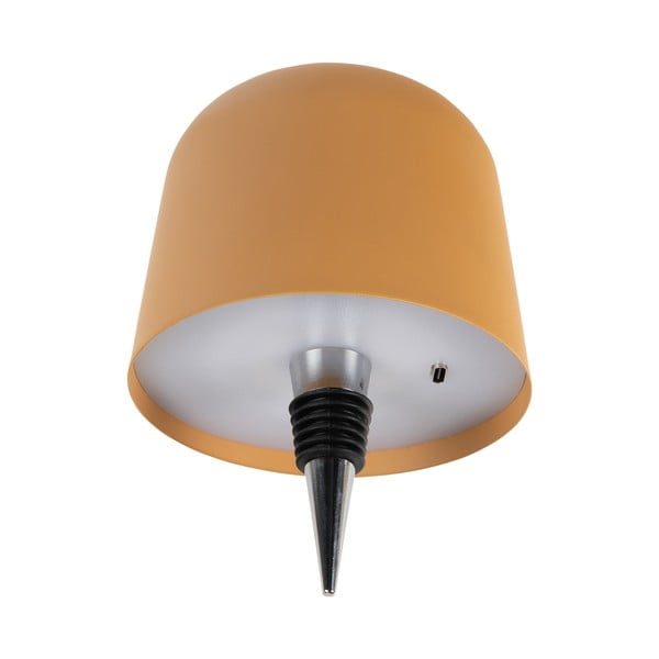 Ochros spalvos stalinis šviestuvas LED butelio formos (aukštis 13 cm) su metaliniu gaubtu Cone Hat LED – Leitmotiv-image-2