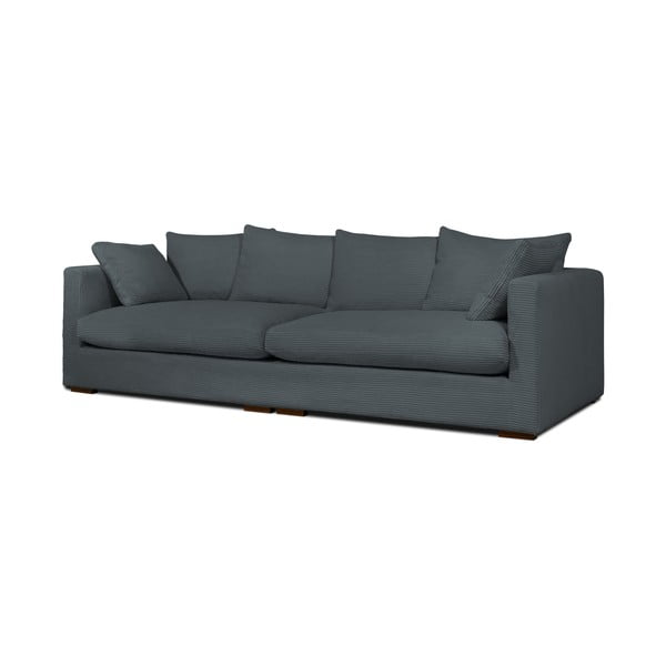 Sofa iš kordinio velveto pilkos spalvos 266 cm Comfy – Scandic-image-2