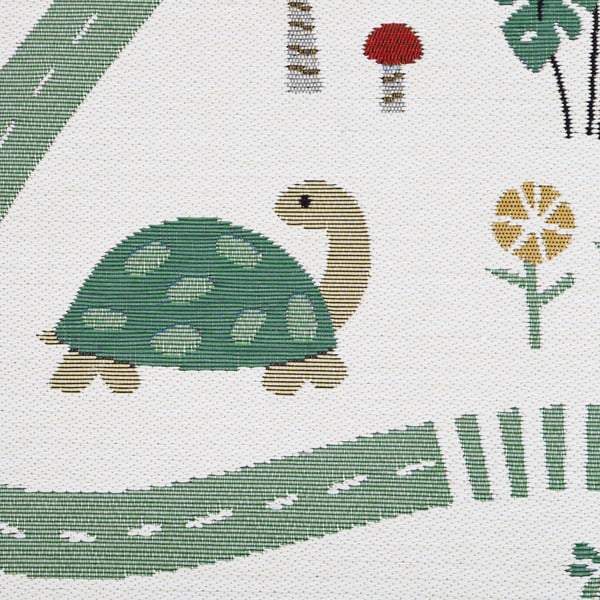 Vaikiškas žaidimų kilimas kreminės spalvos 123x180 cm Garden Life – Nattiot-image-3