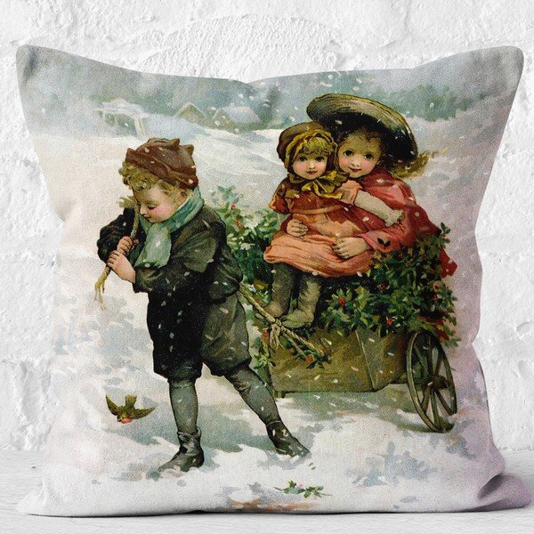 Dekoratyvinis pagalvės užvalkalas su Kalėdų motyvu 43x43 cm – Mila Home-image-4