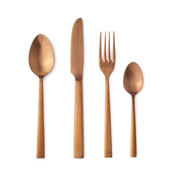 Vario spalvos stalo įrankiai iš nerūdijančio plieno 16 vnt. 4 žmonėms Hestia – Bizzotto