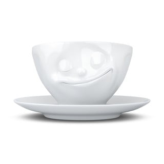 Baltas porceliano kavos puodelis su veidu 58 products, tūris 200 ml