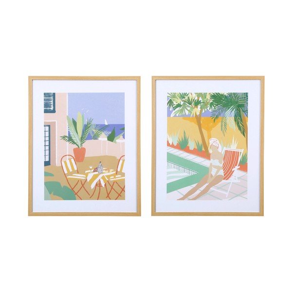 Plakatų rinkinys rėmeliuose 2 vnt. 42x52 cm Gallery - Sema