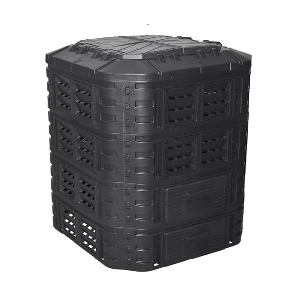 Komposto dėžė juodos spalvos Modular – Rojaplast